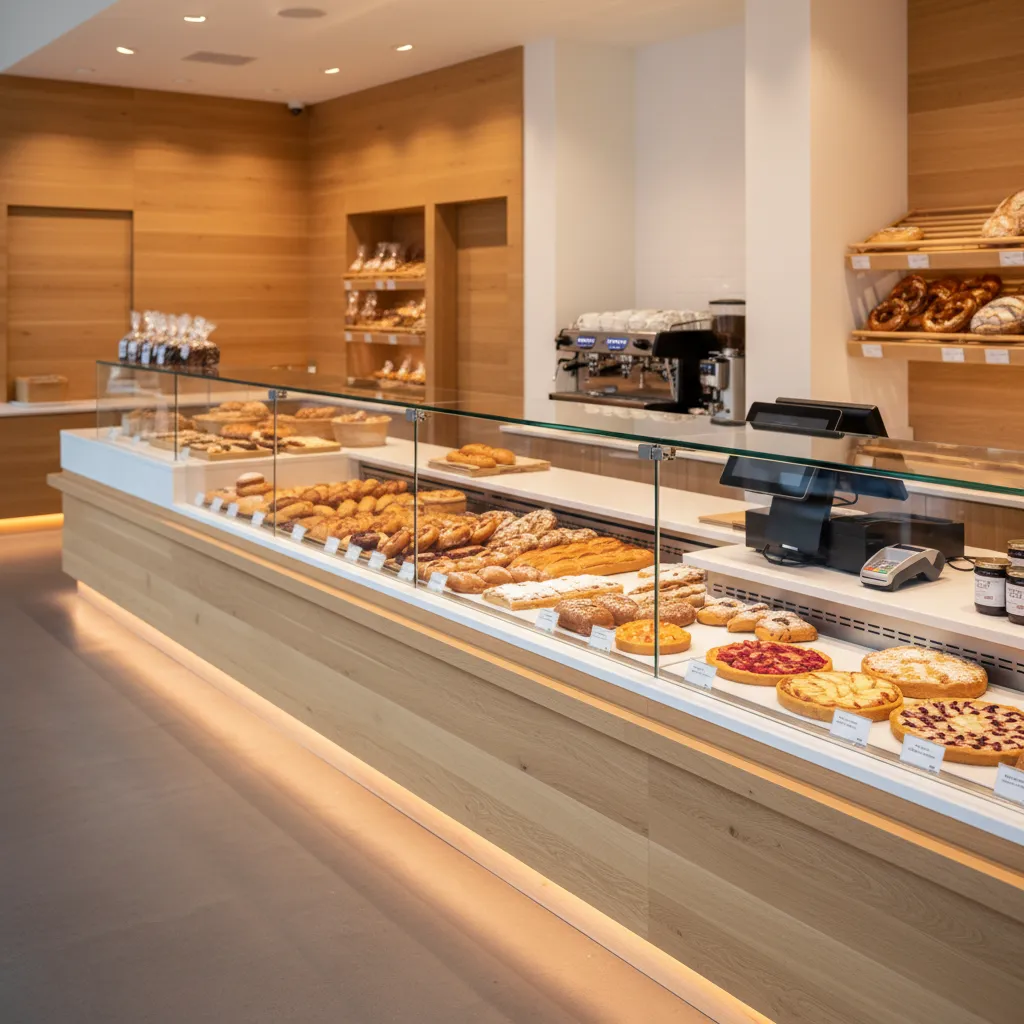 Moderne Bäckerei-Filiale mit cano.POS Kassensystem